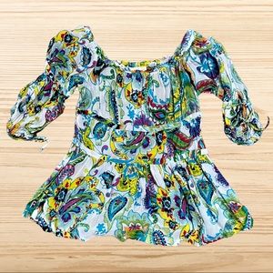 Colorful, Floral Maeve by Anthropologie Top